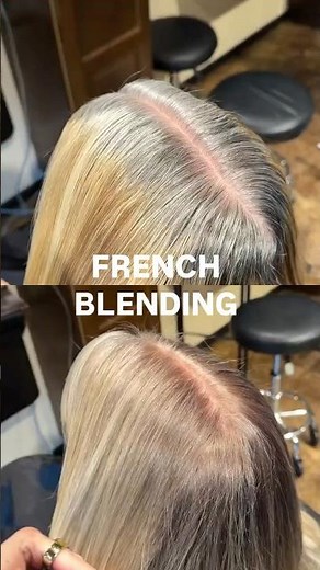 French Blending Tutorial: Seamless Blonde Gray Coverage | L'Oréal Professionnel