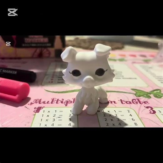 LPS collie custom🩷🐶💜