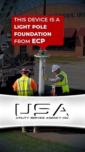 Streetlight Foundation Install: No Concrete, No Problem — Here's How #linelife #shorts