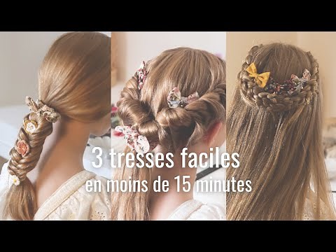 Tuto coiffure : 3 tresses faciles en moins de 15 minutes