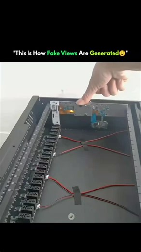 🐑 | Ever wondered how fake “bot views” are created? It’s not always real people watching. Behind the scenes, bot farms and specialized hardware... | Instagram