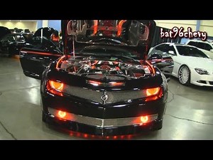 BLACK WIDE BODY Camaro SS on 24" Forgiatos @ Forgiato Fest 2013 - 1080p HD