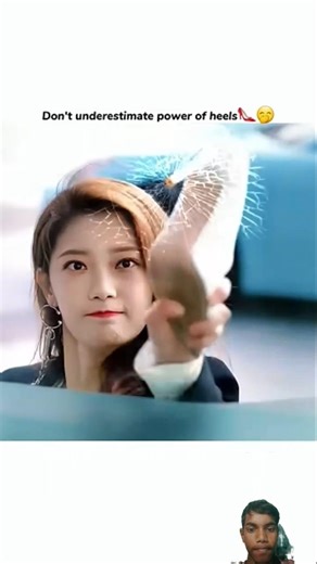 Don't underestimate power of heels🤣 | Cute Programmer Romantic Scene#shortsfeed #shortsvideo