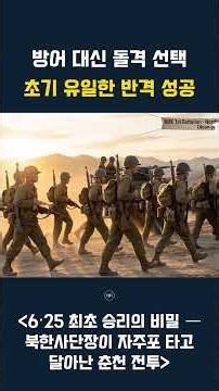 방어 대신 돌격 선택 초기 유일한 반격 성공