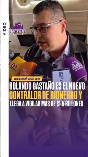 En El Ruedo | Rolando Castaño, será el nuevo Contralor del municipio de Rionegro, luego de un proceso de elección en el que participó junto a una terna y... | Instagram