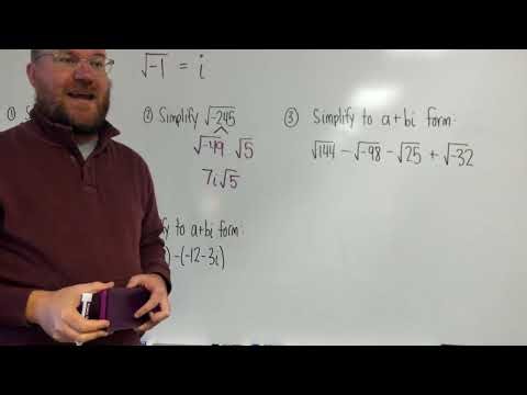 Adding and Subtracting Imaginary and Complex Numbers