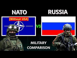 NATO (Without USA) vs Russia Military Power Comparison 2025 | Russia vs NATO Military Power 2025
