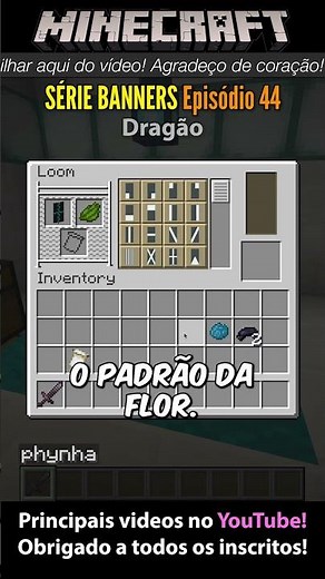 Banners Series - 44 - Dragon - TUTORIAL How to make banners in Minecraft!