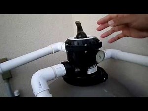HOW TO BACKWASH RINSE AND FILTER A SWIMMING POOL FILTER