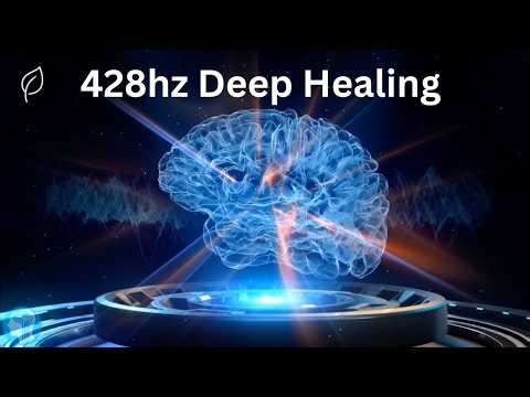428Hz Deep Healing Frequency | Ambient Meditation Music with White Noise for Relaxation & Balance
