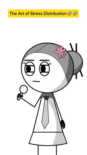15K views · 221 reactions | The Art of Stress Distribution藍藍 #animation #comedy #reels #meme #funnymeme #fyp #funny #sleep #sleeping #relatable | Madanimationss | Facebook