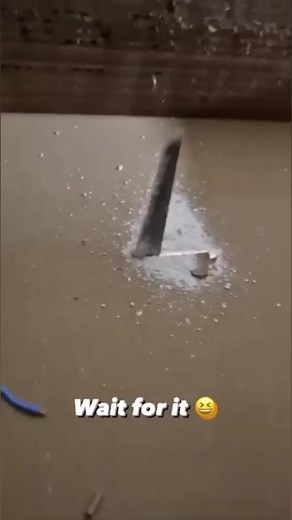 He was so confused 😝🤣 #construction #pranks #hardworkpaysoffs #worldofconcrete2022 #curbing #landscaperslife #generalcontractors #backyarddesign #outdoorkitchen | Advant-Edge Pools And Landscape