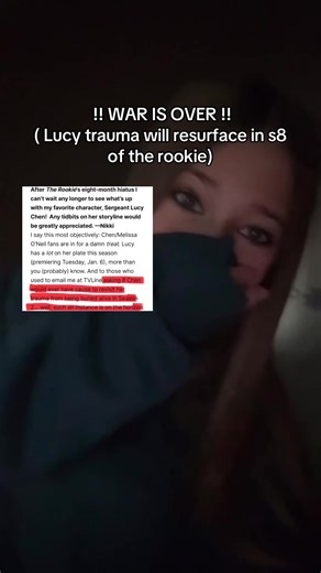 I mean I think she will live another trauma that will remind her of this one #lucychen #therookie #therookietvshow #trauma#viral @𝓒𝓱𝓻𝔂𝓼𝓲𝓪🎐 @Sofiii ❀ @𝓁𝒾𝒶🎐 @Sarah 🎐 @Anne🎐 @𝐌𝐢𝐥𝐥𝐚𝐚🎐 @alyssa🎐 @adele 💌 @marilyn 🎐 the rookie trauma Caleb wright kidnapping buried alive tvshow trauma character Lucy Chen the rookie fandom the rookie season 8 dod tattoo day of death 2x11 the rookie Lucy Chen trauma kidnapping fandom fyp viral blow up spoiler
