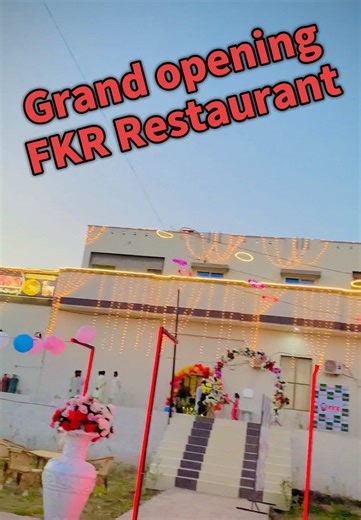 FKR Restaurant: Grand Opening Near Green Palace