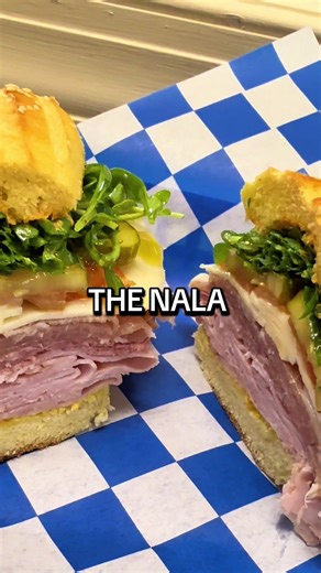 The Nala- Ham off the bone, genoa salami, prosciutto, provolone, dressed arugula, DJ’s En Fuego pickles, tomatoes, gold Smokee Sauce & roasted red pepper mayo on a house made seeded semolina roll. 📍Smokee’s Breakfast & Lunch 235 Weaverville Rd, Asheville NC 28804 Open Wednesday-Sunday 8am-3pm. We also offer catering services 🙌🏻😍❤️ Book us for your next event or gathering. 📧 Catering inquiries: smokeespizza@gmail.com [asheville, sandwiches, breakfast & lunch, 828, baked goods, local eats, wn