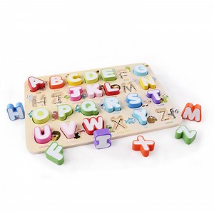 [Hot Item] Early Educational Kids Puzzle Toy DIY ABC Alphabet Letters Board Wooden Toys