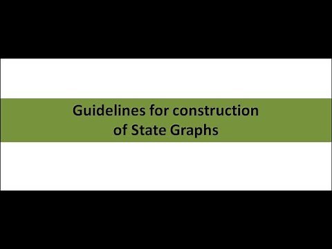 Module 5: Guidelines for construction of state graphs