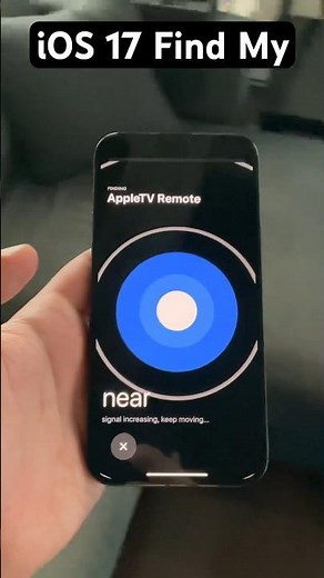 iOS 17 Find My Apple TV Siri Remote #apple #technology #ios17 #findmy #appletv #iphone