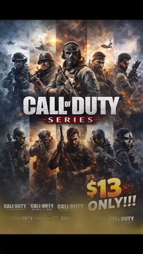 Plug & Play Gaming on Instagram: "Call of Duty Series: 13$ ONLY 1- Call of Duty 4: Modern Warfare 2- Call of Duty: World at War 3- Call of Duty: Modern Warfare 2 (2009) 4- Call of Duty: Black Ops 5- Call of Duty: Modern Warfare 3 (2011) 6- Call of Duty: Black Ops II 7- Call of Duty: Ghosts #callofduty #gaming #gamer"