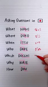 Sakura⌇Nihongo 🇯🇵 on Instagram: "Asking questions in Japanese🇯🇵 #japanese #learnjapanese #studyjapanese #japaneselesson #japanesephrases #japaneselanguage #nihongo #にほんご #日本語 #日本語の勉強 #日本語勉強中"
