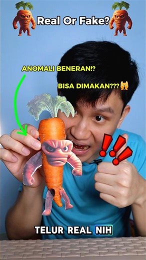 IS THIS CARROT ANOMALY REAL!? #food #asmr #mukbang #food #anomaly