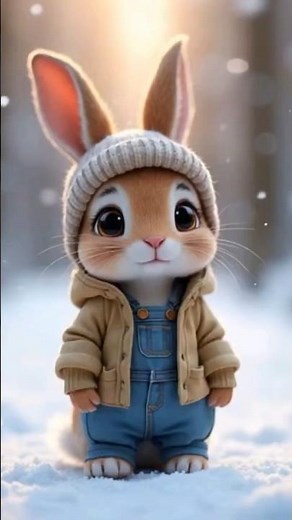 🐰✨ Cute Baby Bunny Dance | Funniest Little Rabbit Moves Ever!