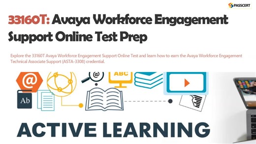 33160T Avaya Workforce Engagement Support Online Test Prep