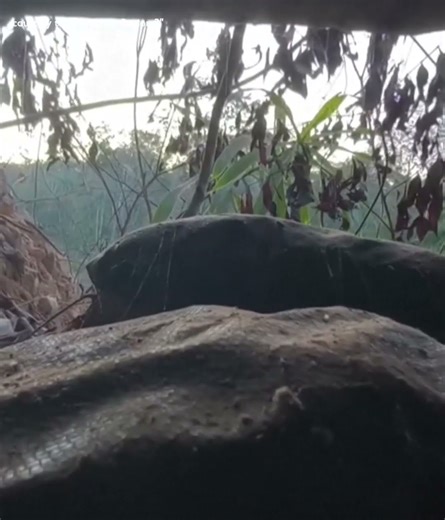 SCENE: Explosion near disputed Thai-Cambodia border area, as released by Thai army