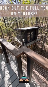Amazing Treehouse Tour!! IG: skywalk_treehouse | Tiny Home Tours
