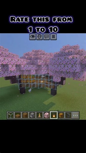 TREE HOUSE TUTORIAL #minecraft #viralshort #shorts
