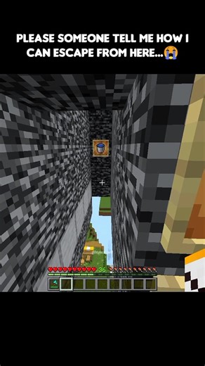 I Got Trapped… Can I Escape?💀 | #minecraft #shorts