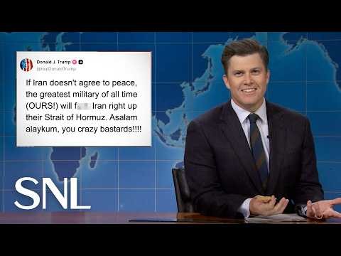 Weekend Update: U.S. and Iran Peace Talks, Melania Trump Denies Ties to Epstein - SNL