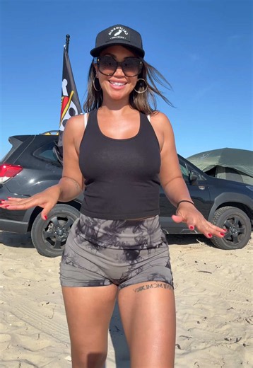 Camping at the beach today