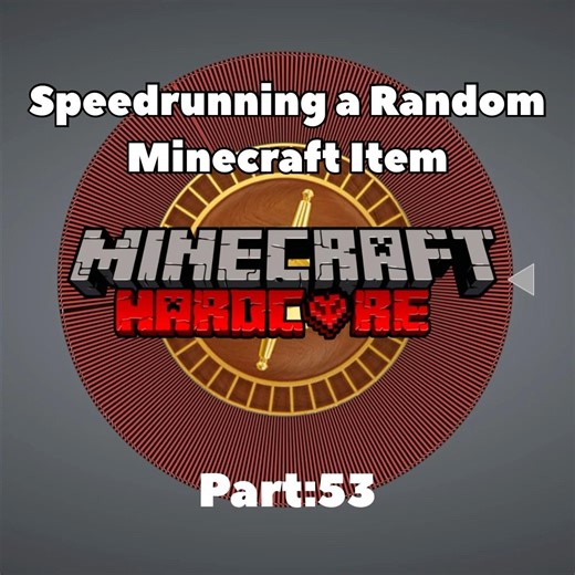Speedrunning a Random Minecraft Item | part:53 #Minecraft #minecraftmemes #gaming #fyp #speedrun
