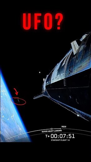 SpaceX Just Caught a UFO on Camera