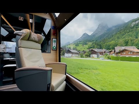 Golden Pass Train Switzerland: Newest Swiss Panoramic Train | Interlaken - Montreux