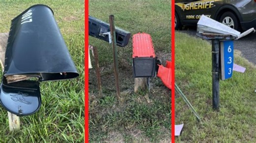 More than dozen mailboxes vandalized in Rock Hill, causing $2,000 in damage