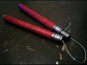 Netflix Daredevil inspired diy cosplay billy club how to video