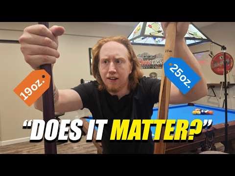 Does Break Cue Weight Actually Matter? (I Tested It)