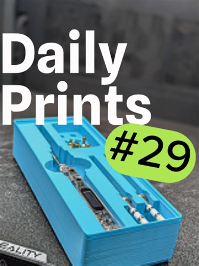 Day 29 of my daily 3D printing series. Today's print is some Gridfinity storage for my soldering iron and tips. While this one wasn't made exactly for my soldering iron the fit is great and will work well in the coming gridfinity build out. Model Link: https://makerworld.com/en/models/515649-gridfinity-pts200-ts100-tips-soldering-iron?from=search#profileId-1240133 Music by https://www.instagram.com/rossbugden/ #3dprinter #maker #3dprint #fidget #gridfinity