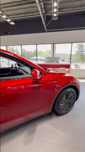 2026 Tesla Model Y Juniper Exterior | Ultra Red Color | 19” Cross Flow Wheels