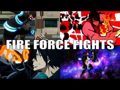 Top 10 Fire Force Fights (Final Version)