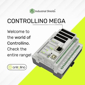Want to discover the latest from Industrial Shields? Controllino PLCs offer a flexible solution with easy programming, full compatibility with Arduino, and the ability to adapt to industrial automation projects of any scale. Check the entire range  https://buff.ly/4ip6Pb1 #ControllinoPLCs #Industrialautomation #IndustrialShields #OpenSource | Industrial Shields | Facebook