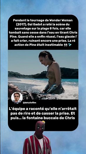 Gal Gadot Détestait l’Océan en Tournant Wonder Woman 😳 | 2017