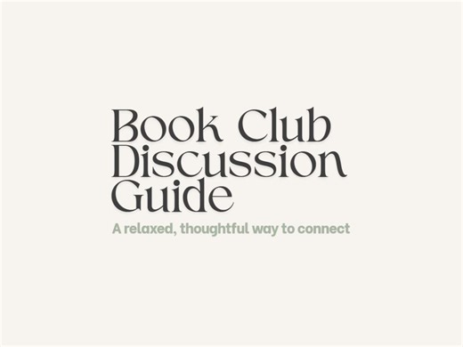 Book Club Discussion Guide Printable | Book Club Questions Template | Reading Group Guide | Book Club Planner | Instant Download PDF - Etsy Canada