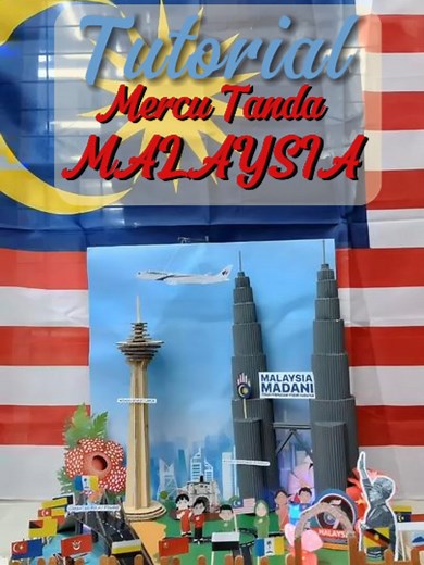 Replika Mercu Tanda Malaysia: Tutorial DIY Menara Alor Setar