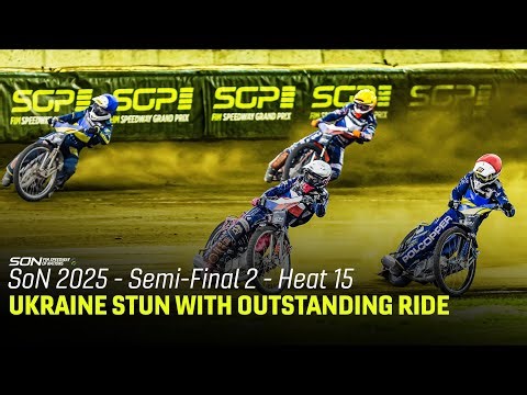 WHAT A RIDE FROM UKRAINE - Heat 15 Semi-Final 2 SoN | FIM Speedway Grand Prix