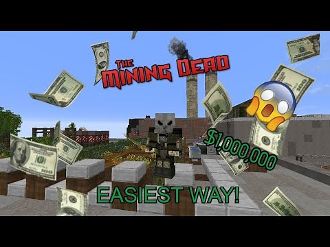 *NEW* BEST WAY TO GET MONEY | The Mining Dead Minecraft!!!
