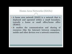 Home area network (HAN) | HANs | home area networks | HAN | what is home area network? |