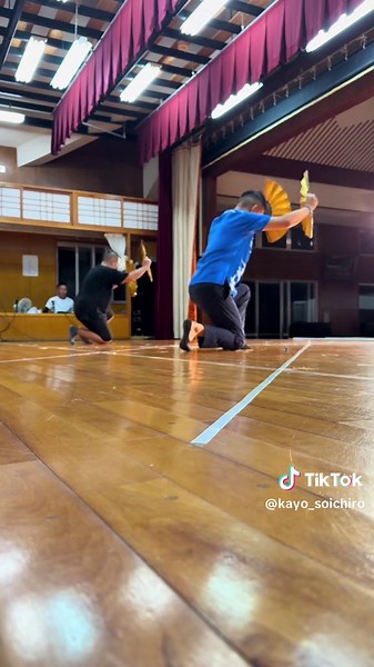 宇茂佐区敬老会で上り口説を踊ります！